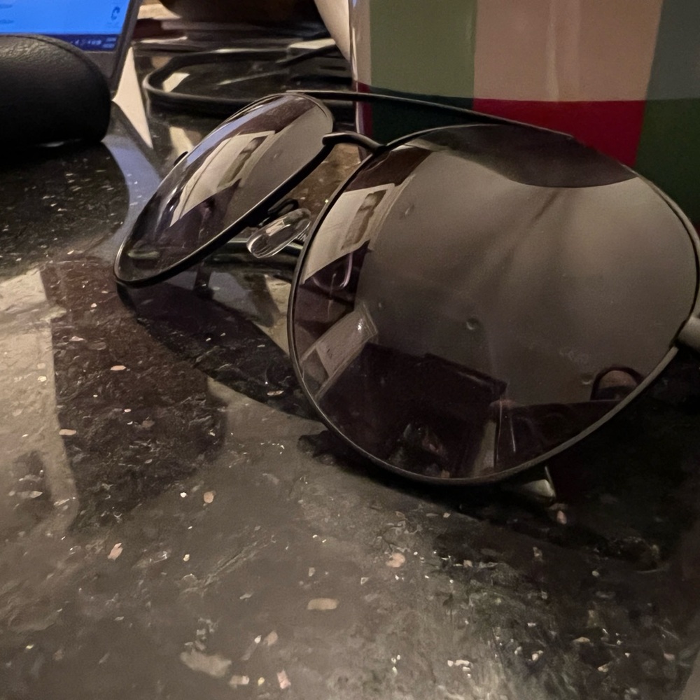 Kurt Geiger Black 'Be Kind' Sunglasses